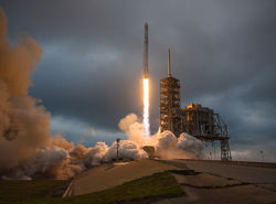 FALCON 9 AND DRAGON LAUNCH FROM LAUNCH COMPLEX 39 A